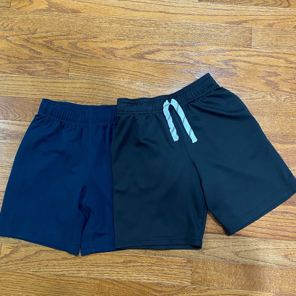 Men's Black and Navy Shorts